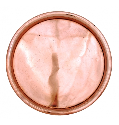 Старинный медный поднос 